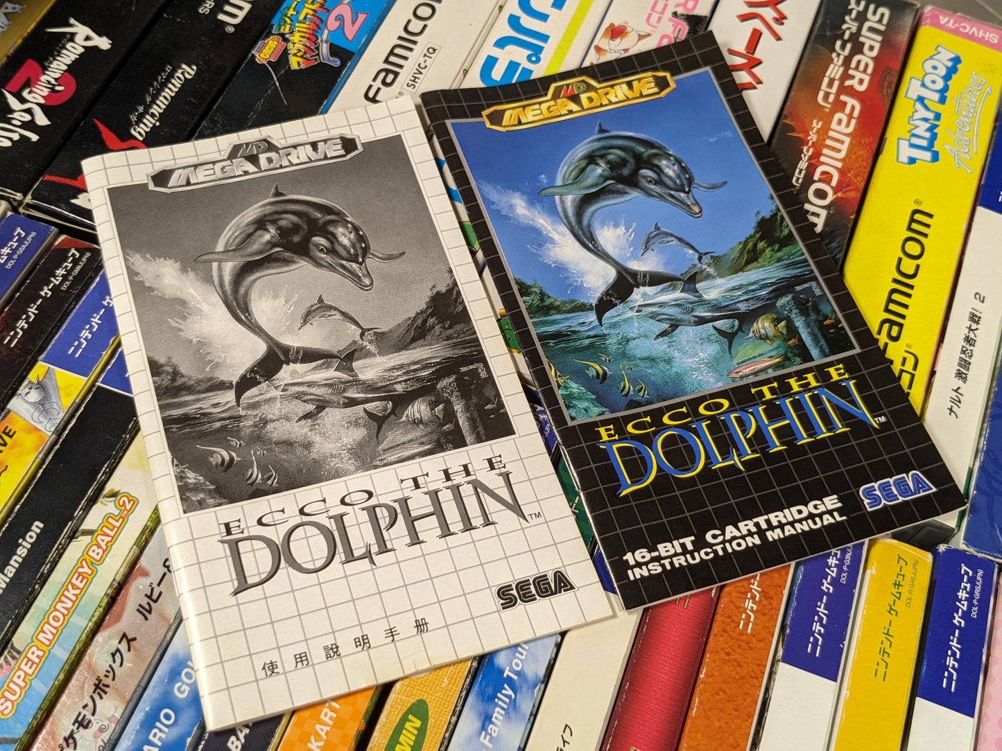 Ecco the Dolphin Sega Mega Drive Japanese Asia CIB