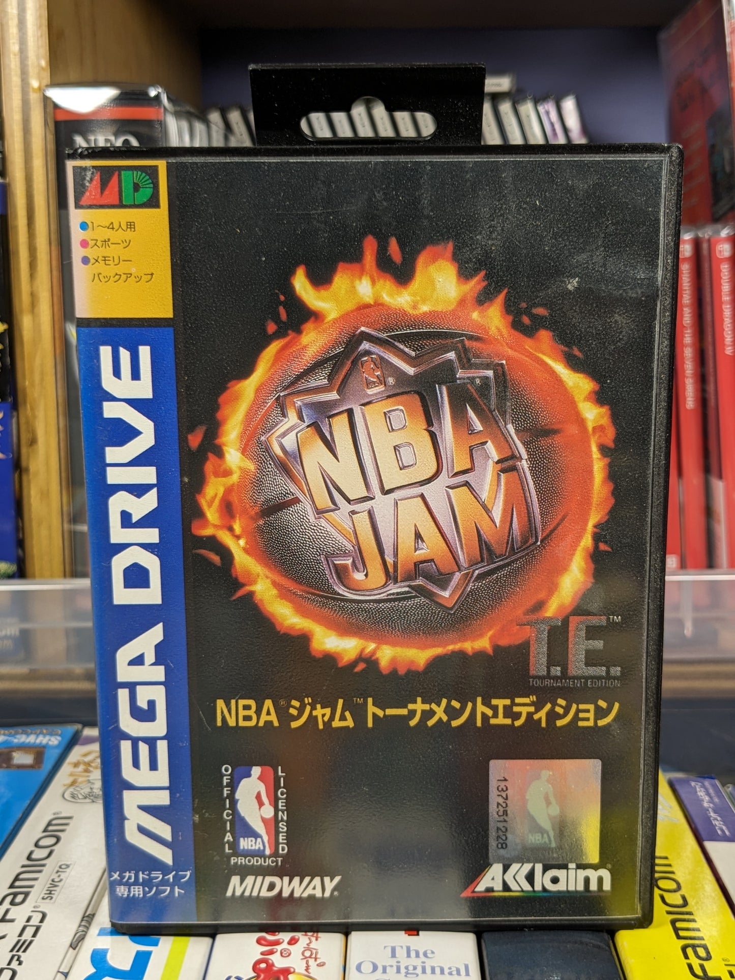 NBA Jam TE Tournament Edition Sega Mega Drive Japanese CIB