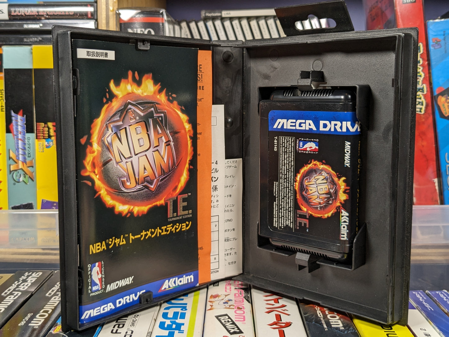 NBA Jam TE Tournament Edition Sega Mega Drive Japanese CIB