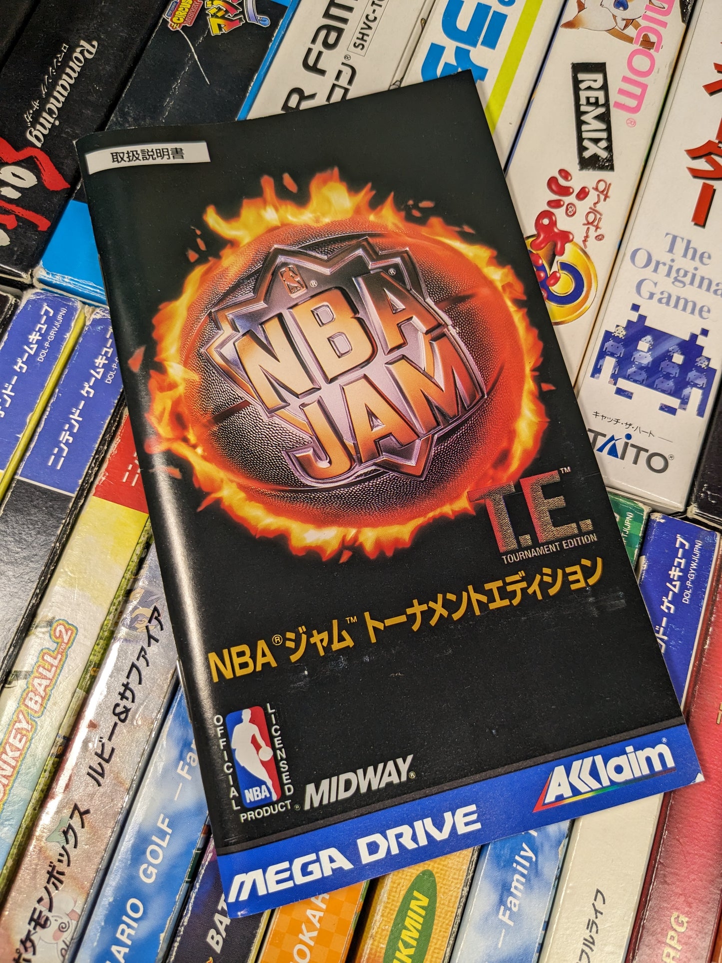 NBA Jam TE Tournament Edition Sega Mega Drive Japanese CIB