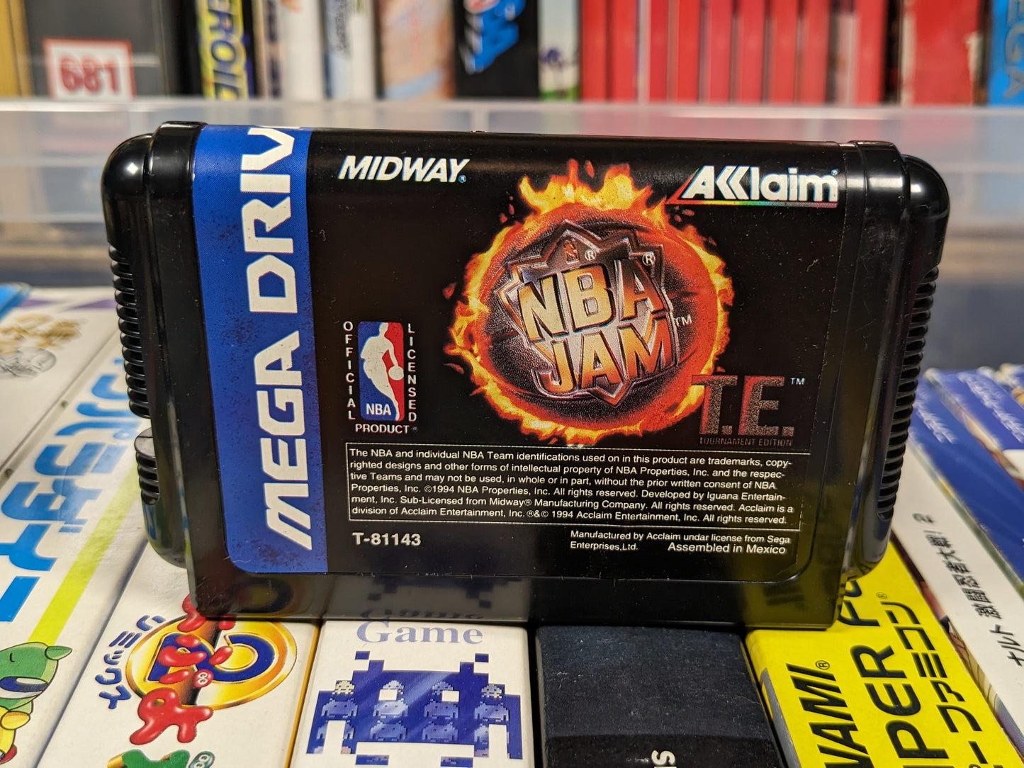 NBA Jam TE Tournament Edition Sega Mega Drive Japanese CIB