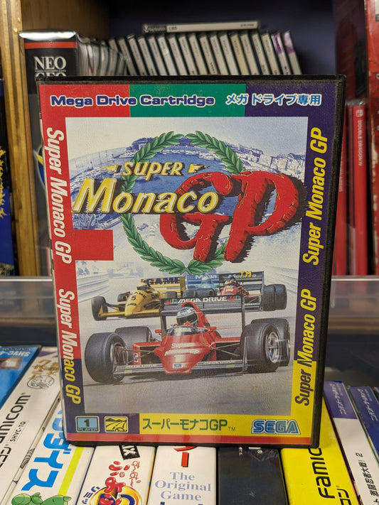 Super Monaco GP Sega Mega Drive Japanese CIB