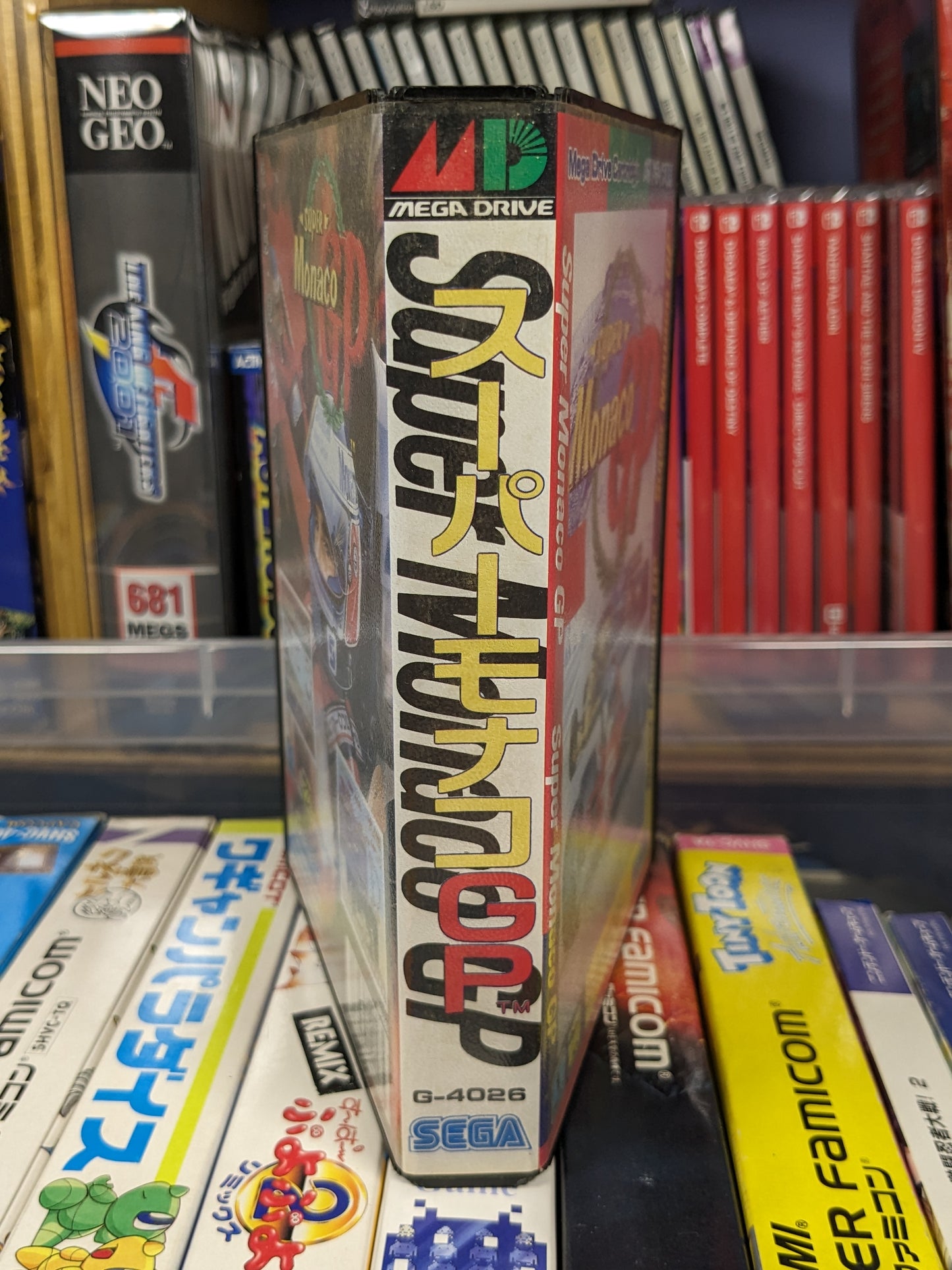 Super Monaco GP Sega Mega Drive Japanese CIB