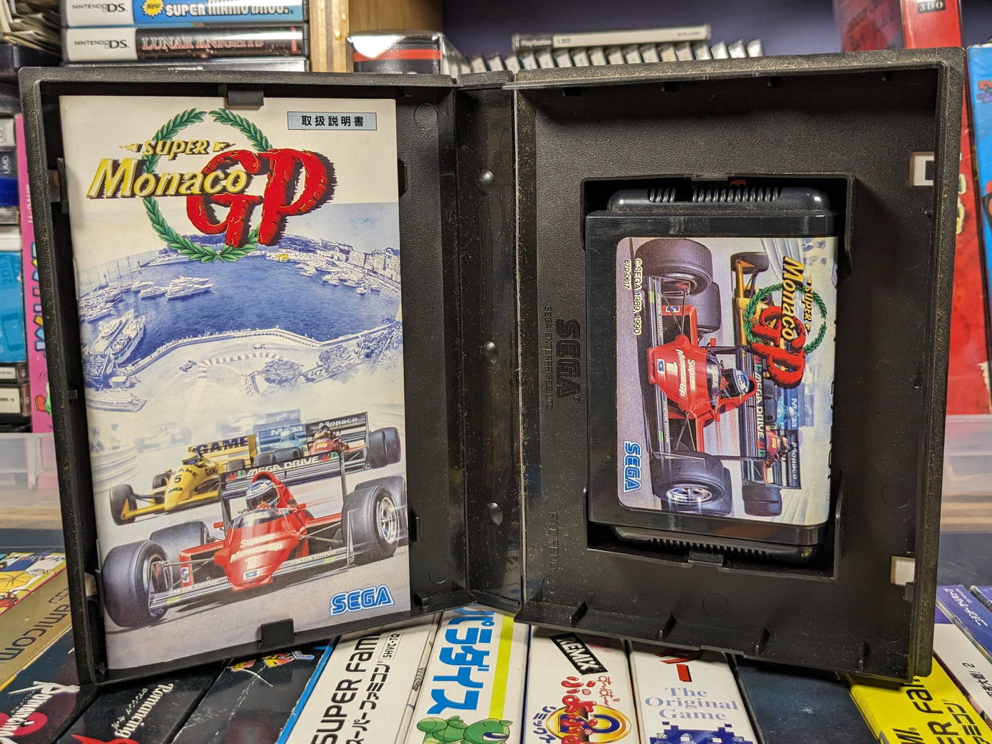 Super Monaco GP Sega Mega Drive Japanese CIB