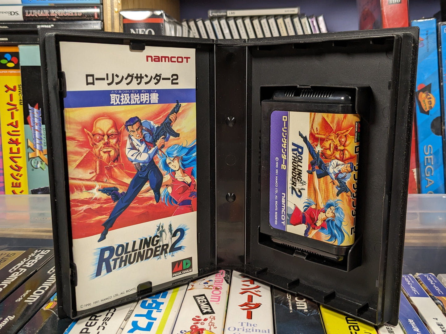 Rolling Thunder 2 Sega Mega Drive Japanese CIB