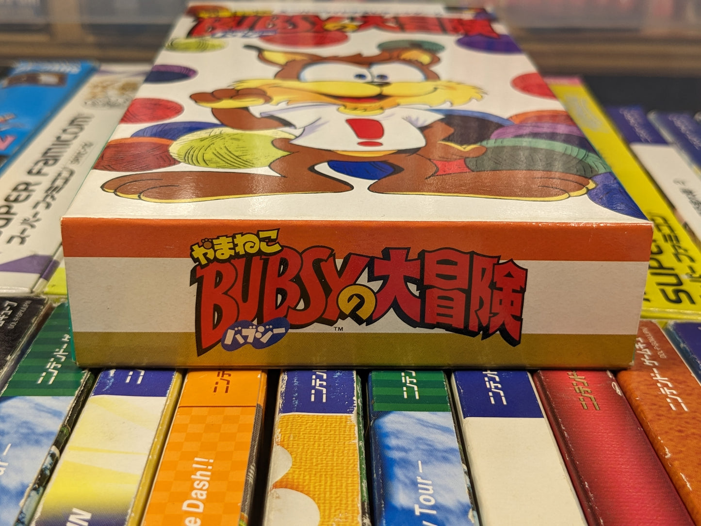 Bubsy No Daibouken Super Famicom SNES CIB