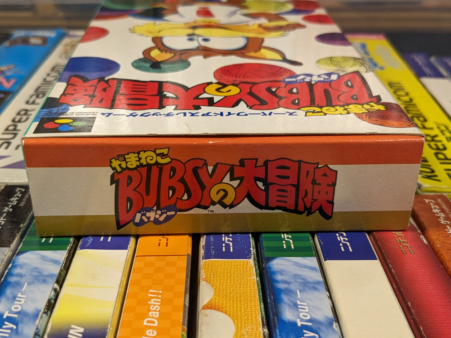 Bubsy No Daibouken Super Famicom SNES CIB