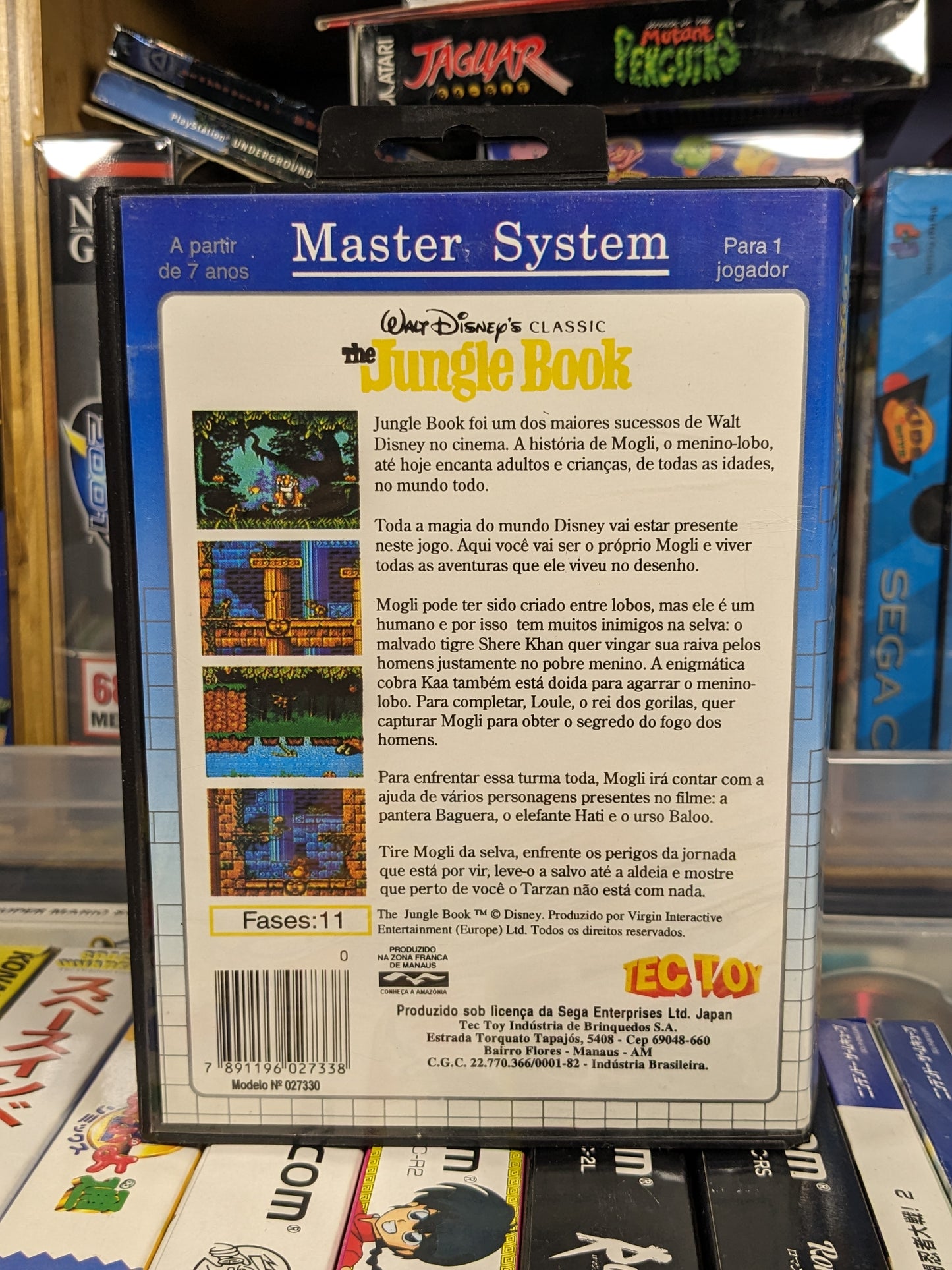 The Jungle Book Sega Master System Tec Toy CIB