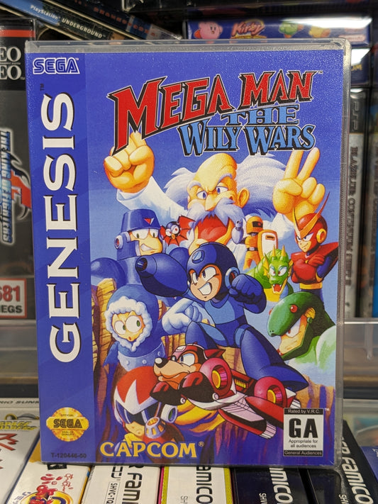 Mega Man The Wily Wars Sega Genesis Repro